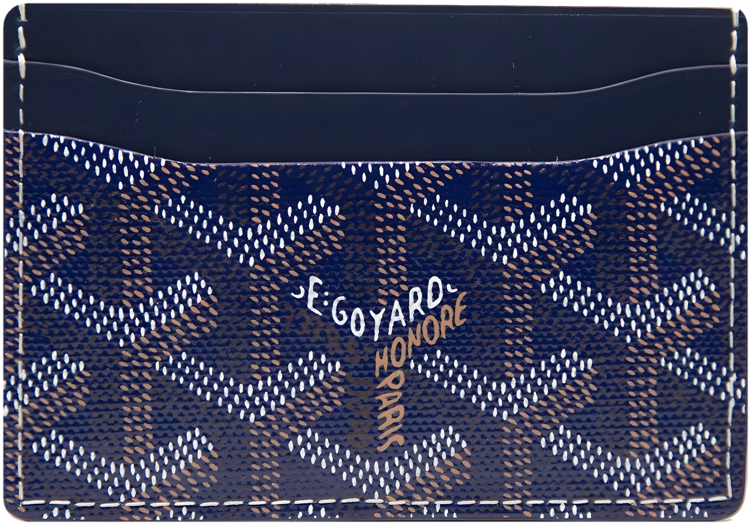 Porta-cartões Goyard Saint-Sulpice azul